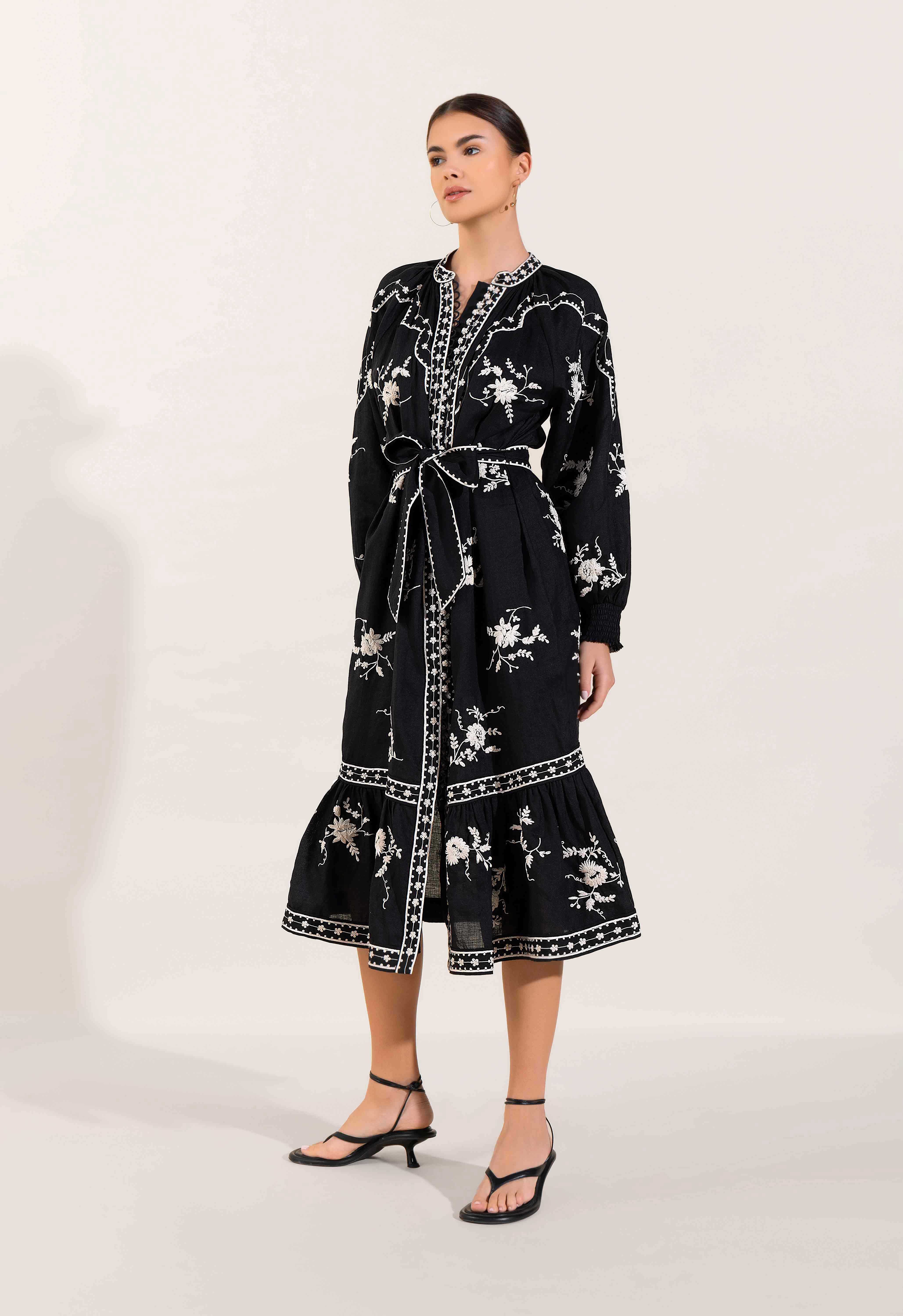 FRENCH PROMENADE MIDI DRESS Scarlett Poppies Dresses