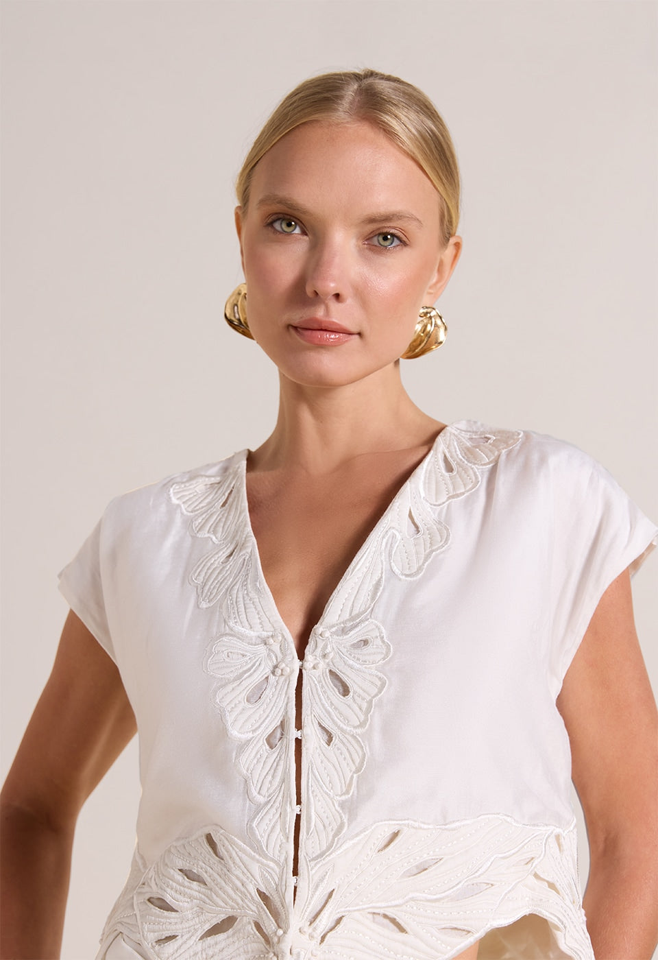 FAHARI VEST Scarlett Poppies Tops